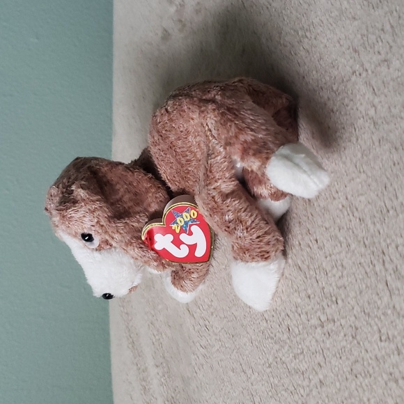 Sniffer Puppy Dog 🐶Ty Beanie Baby Basset Hound Doggie🐶Gift Toy Collectible NWT - Picture 3 of 12